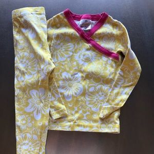Hanna Andersson girls long john pajamas.